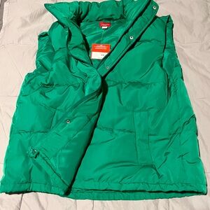 Target Wondershop Puffer Vest, Green, Women’s Large, NWT